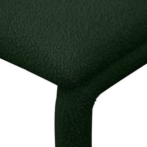 Xena Green Boucle Fabric Accent/Dining Chair 884Green-C Meridian Furniture