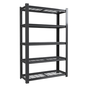 English Elm 72"H 5-Tier Heavy Duty Wire Shelving Rack, 2000 lb Capacity, Adjustable Metal Storage Organizer for Garage Pantry Kitchen - Rust-Resistant Durable Design (35.43" W x 15.75" D) T2398P306288