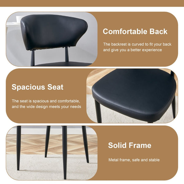 English Elm Table Set 42 Inch Round Wood Grain Mdf with Glass Inlay and 4 Ergonomic Chairs Brown+Black W1151S04500