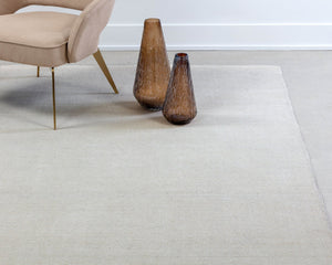 Sunpan WHISTLER Hand-Loomed Wool-Blend Rug - Elegant Black and Neutral Design for Any Living Space White 106242