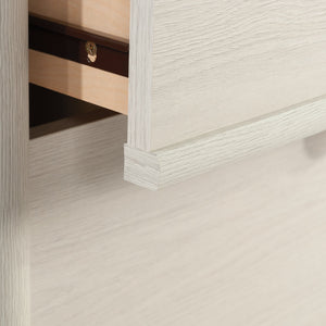 English Elm Dresser, Contemporary White Finish With Smooth Drawers – Ideal Storage For Bedroom & Guest Rooms! B356P402595