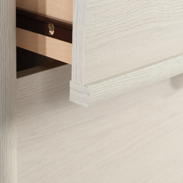 English Elm Dresser, Contemporary White Finish With Smooth Drawers – Ideal Storage For Bedroom & Guest Rooms! B356P402595