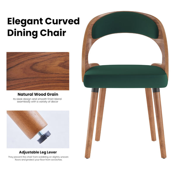 English Elm Swivel Counter Stools Set of 2 Rattan Back Pu Seat Mid Century Wood Frame Kitchen Dark Green T3623P433630