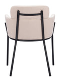 Bremor Dining Chair - Set of 2 Beige 110172 Zuo Modern