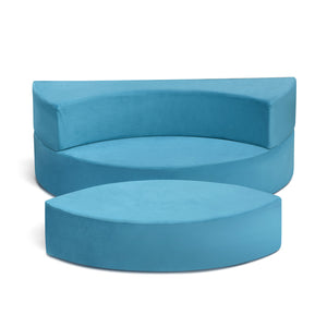 English Elm Kids Sofa Bed - Versatile Modular Couch For Playrooms, Convertible Sleeper, Cushions & Ball Pit W1889P337612