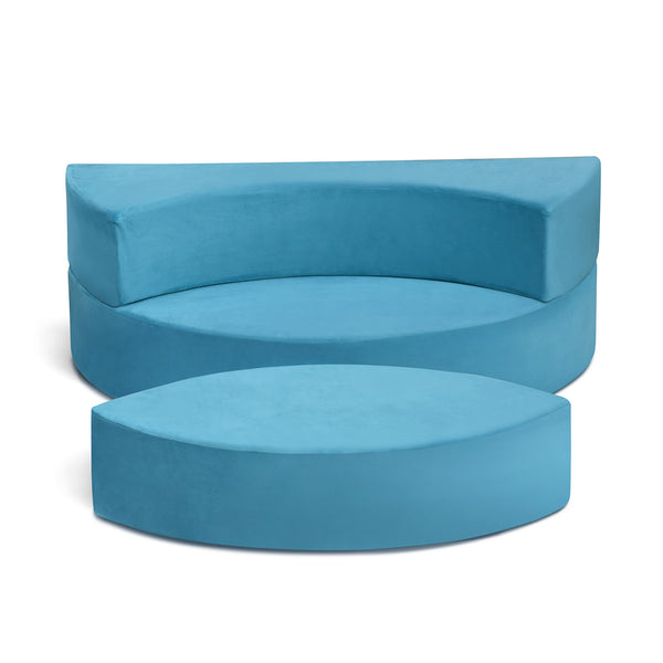 English Elm Kids Sofa Bed - Versatile Modular Couch For Playrooms, Convertible Sleeper, Cushions & Ball Pit W1889P337612