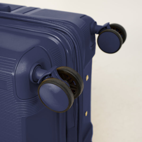 English Elm 6-piece Hard Shell Spinner Luggage Set Expandable Polypropylene with Combo Lock Blue T3292P328874