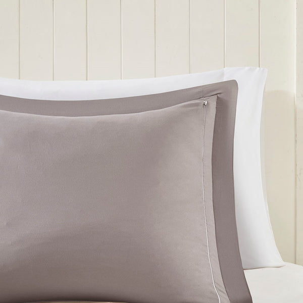 English Elm Twin/Twin ultra-soft Larkspur 3M Scotchgard Diamond Quilting Reversible Down Alternative Set, Stain-Resistant Protective Finish B03598991