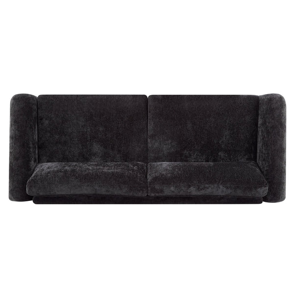 English Elm Christopher Knight Home® - 89"L Chenille Sofa - Elegant Black Seating With Plush Cushions & Durable Design For Modern Living Rooms N771P345832H_N771P345833H
