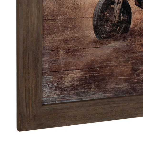 Crestview Collection Tractor Hour Wall Decor - Stylish Crestview Design Made In China To Elevate Your Home Aesthetics   Cvtop3397