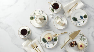 Lenox Malmo Gold Plated 18/10 Stainless Steel Flatware Set Serving Four for Any Occasion 889054