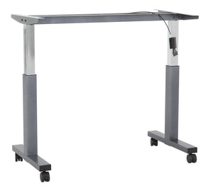 OSP Home Furnishings 4' Sit Stand Desk Frame with Pneumatic Height Adjustment for Office Workstations 4' HB6024-7