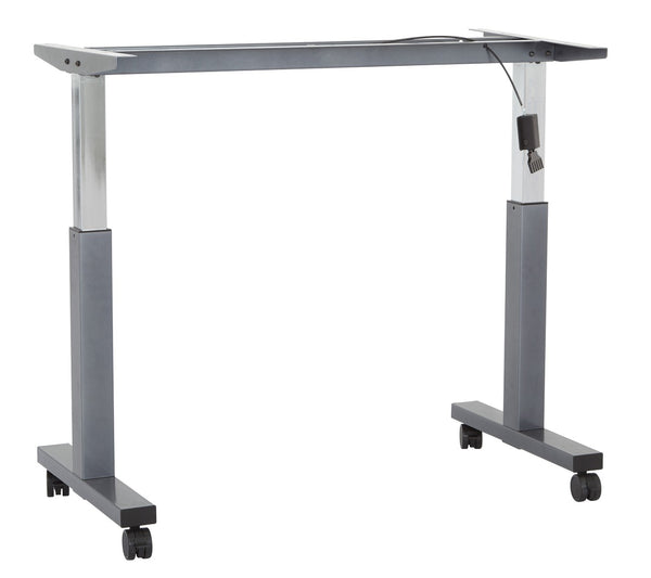 OSP Home Furnishings 4' Sit Stand Desk Frame with Pneumatic Height Adjustment for Office Workstations 4' HB6024-7
