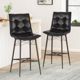 Christopher Knight Home® - Noble House - Pineview Contemporary Tufted Barstools (Set of 2)