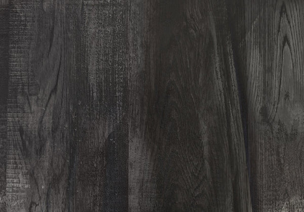 English Elm Accent C-Shaped Side Table with Reclaimed Wood-Look Top and Sleek Metal Frame for Small Spaces Black 28 L x 13 W x 6 H B2710P219150
