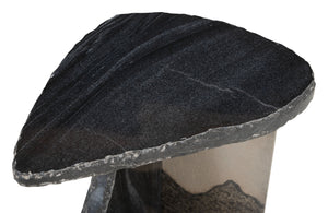 Zuo Modern Surya Modern Side Table With Marble And Iron Finish - Stylish Accent For Living Rooms And Bedrooms Black Natural Marble,Iron 110606-zuo-modern