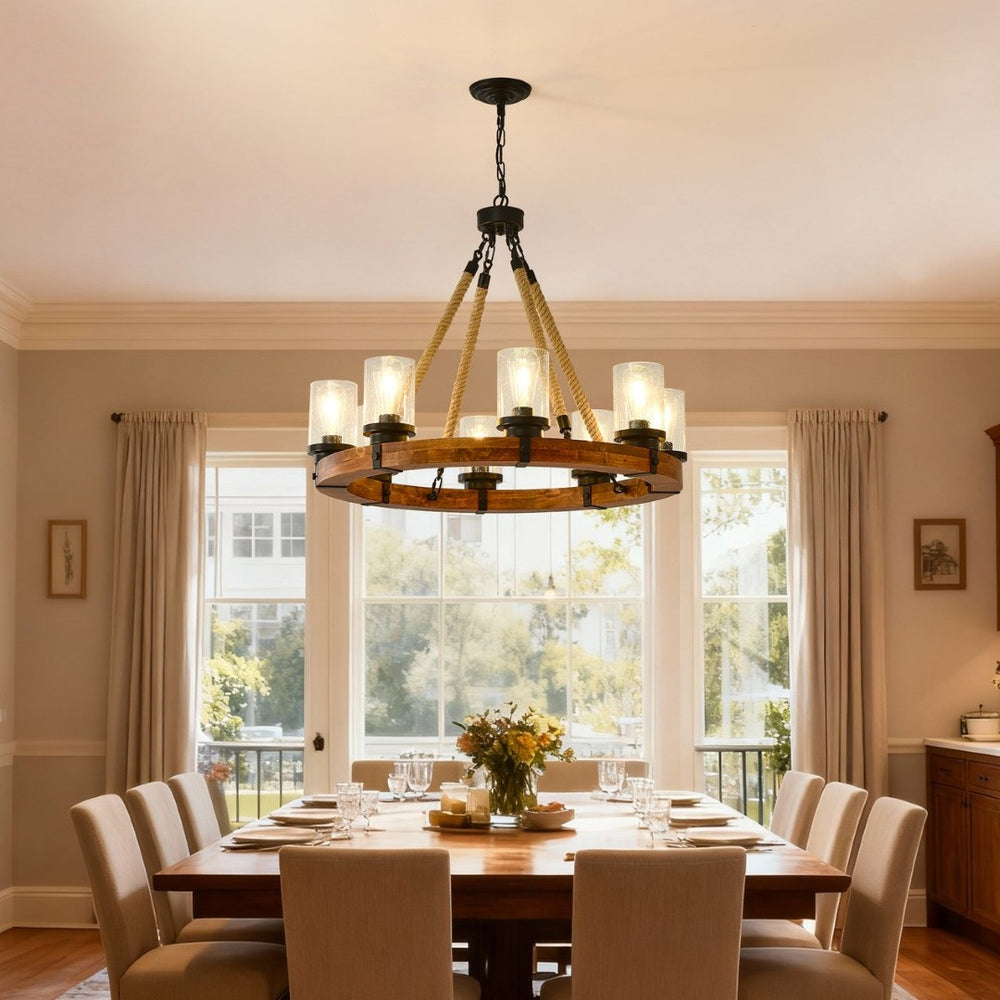 English Elm Modern Crystal Branch Chandelier Gold Aluminum Adjustable Arms Dining Room Glam W5008P390671