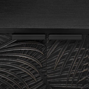 English Elm Vibe 47.2'' Stylish Modern Tv Stand With Solid Wood Legs, Spacious Storage & Anti-Tip Safety Design N724P233372B-GIGA