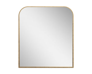 Sunpan CALABASAS Wall Mirror - Handcrafted Rustic Oak Frame, Minimalist Design for Modern and Farmhouse Decor 110175
