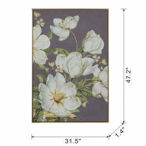 English Elm Set of 2 Square Framed Abstract Watercolor Prints Neutral Gallery Wall Decor W2078130301