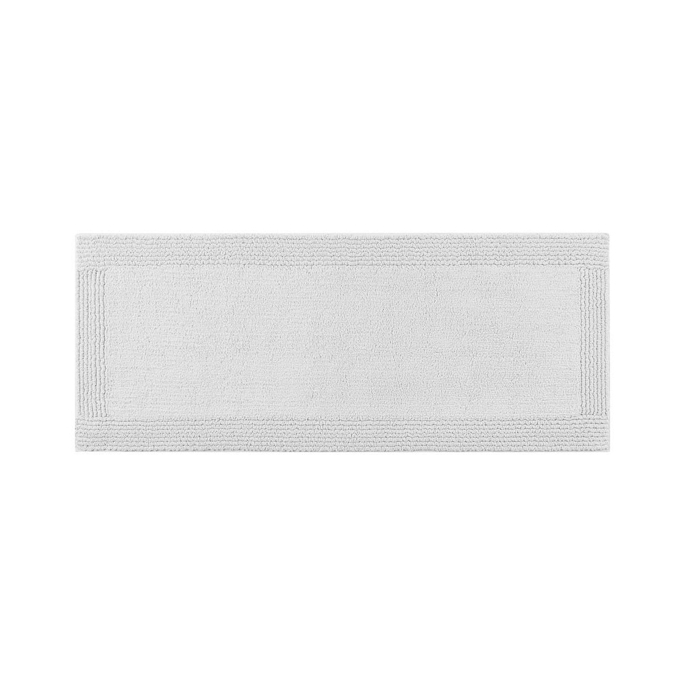 JLA Home Madison Park Signature - 100% Cotton Plush Tufted 3000 GSM Reversible Bath Rug - Spa-Soft, OEKO-TEX Certified, Machine Washable Grey MPS72-566