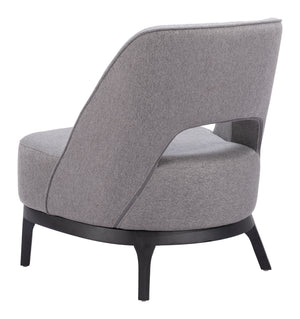 Mistley Accent Chair Gray 110110 Zuo Modern