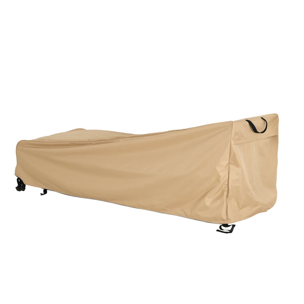 English Elm Christopher Knight Home® - Shield Outdoor Chaise Lounge Cover – All-Weather Protection, Breathable, Secure Fit In Beige N775P291569B