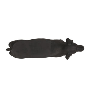 English Elm Christopher Knight Home® - MGO Labrador Dog Bench Lightweight Concrete Outdoor Seat in Matte Black — No Assembly, Durable Decor 72984.00