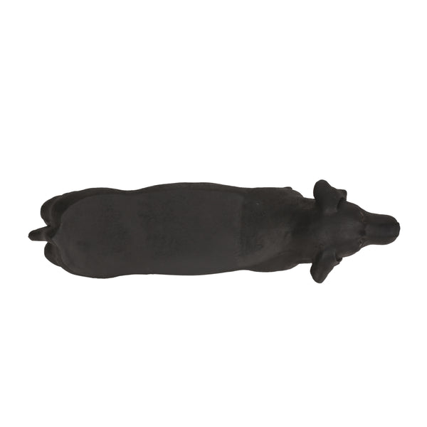 English Elm Christopher Knight Home® - MGO Labrador Dog Bench Lightweight Concrete Outdoor Seat in Matte Black — No Assembly, Durable Decor 72984.00