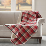 Woolrich Tasha Lodge/Cabin Quilted Throw WR50-1781 Red