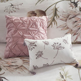 Madison Park Cassandra Shabby Chic 8 Piece Cotton Printed Comforter Set MP10-6164 Blush