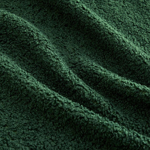 English Elm U-Shaped Modular Boneless Sofa In Plush Teddy Fabric - No Assembly, Ergonomic Design & Anti-Slip Base W714S01446-GIGA