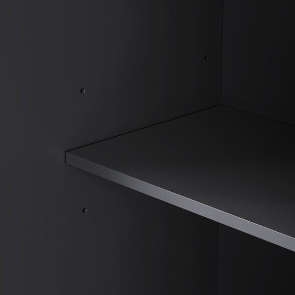 English Elm K&K 56-Inch Kitchen Island Cart with Embossed Vertical Stripe, Drop Leaf, Charging Station, Storage Black N707P266184B