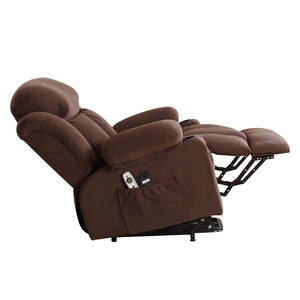 English Elm Power Lift Recliner with Heat Massage Usb Port and Storage for Living Room W1807P301136