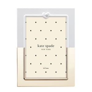 Lenox With Love Metal Photo Frame Knotted Heart Motif Elegant Vanity or Nightstand Accent 890009