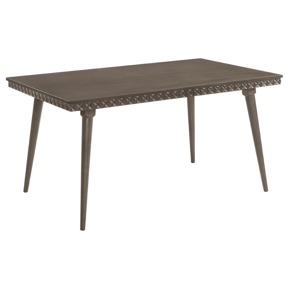 English Elm Perkins Sculptural Okume Veneer Dining Table with Tapered Legs for Family Gatherings B062P447963