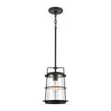 Kennington 8'' Wide 1-Light Mini Pendant - Black 89034/1 Elk Lighting