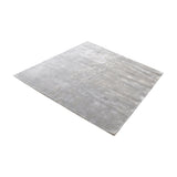 Auram Handwoven Silver Viscose Rug – Luxurious, Trendy Transitional Decor for Modern Spaces