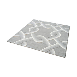 Desna Hand-tufted Wool Rug in Grey 8905-193 Elk Home