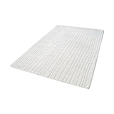 Blockhill Handwoven Wool Rug in Cream 8905-221 Elk Home