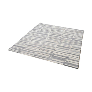 Slate Handtufted Wool Rug In Grey And White 8905-263 Elk Home