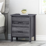 Christopher Knight Home® - Noble House - Olimont Contemporary 2 Drawer Nightstand