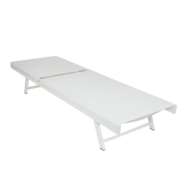 English Elm Outdoor Reclining Chaise Loungers Set of 2 with Steel Frame and Textilene Fabric N770P395917K
