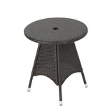 Christopher Knight Home® - Noble House - Corsica Multi Brown PE Round Bistro Table