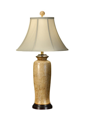 Wildwood Carmel Hand-Glazed Porcelain Lamp In Espresso — 29" Slender Transitional Table Lamp, Artisan Finish 8910