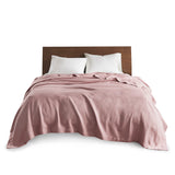 Madison Park Egyptian Cotton Casual Blanket MP51N-6365 Rose