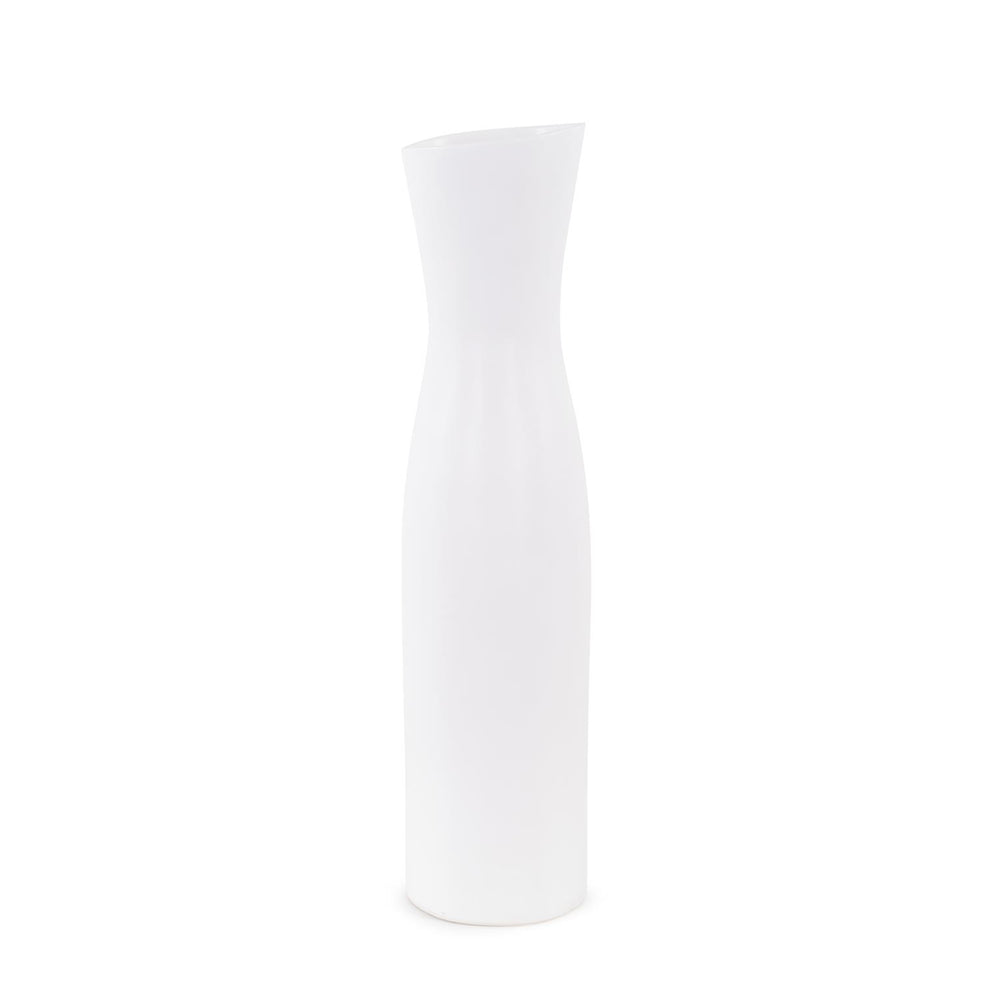 Howard Elliott Larek Asymmetrical Contemporary Ceramic Vase - Elevate Your Space With Modern Artistry And Elegance White Ceramic 89155-howard-elliott