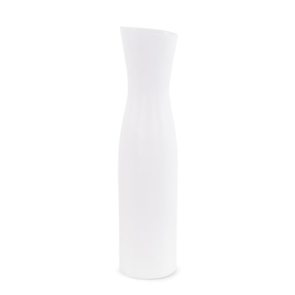 Howard Elliott Larek Asymmetrical Contemporary Ceramic Vase - Elevate Your Space With Modern Artistry And Elegance White Ceramic 89155-howard-elliott