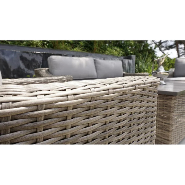 English Elm Stylish Outdoor Wicker Sofa Set For 4 With Plush Cushions - Fully Assembled & Weather-Resistant! B120S00028-GIGA