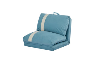 English Elm ARIA Modern Floor Sofa Bed with 6-Position Adjustable Back, Quick 5-Second Fold, Corduroy Comfort Sky Blue W3391P324423